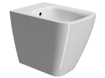 NUBES 52 - Floor mounted back to wall ceramic bidet with overflow by GSI ceramica - view 2